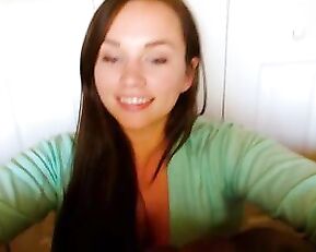 huskywood4me busty beauty girl blowjob dildo webcam show