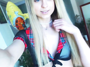 Meisje1996 sex bomb blonde schoolgirl webcam show