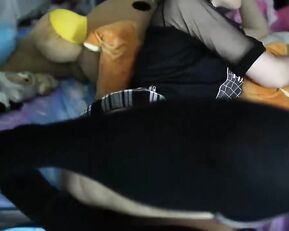 Lana_Rain teen brunette in stockings doggy fuck anal webcam show