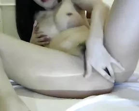 Rabbit_saxy naked girl hot fingering hairy pussy private show