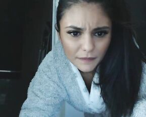 Lilemma_ beautiful busty brunette in white stockings webcam show