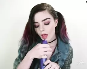 Ashe Maree dildo blowjob fuck