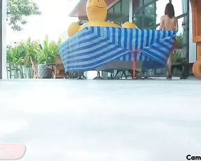 newchloe18 naked drone view show July 17 2017