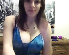 MissAlexaGrey teen brunette huge boobs masturbate pussy webcam show