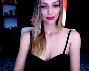 Sophieangel beauty busty milf blonde masturbate her wet pussy private show