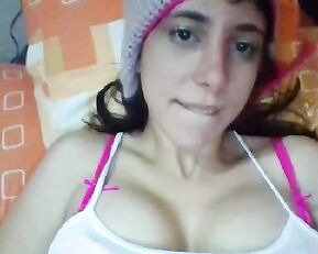 Solangemexx busty nice girl hot masturbation webcam show