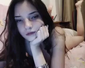 Sweetcristine19 young brunette with nude natural tits webcam show