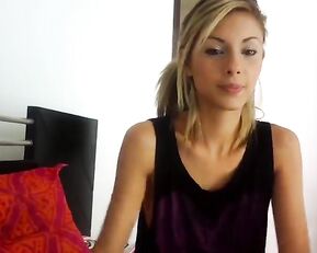 Dina_10 sexy slim blonde finger little pussy webcam show