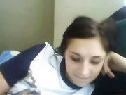 Sweet1e314 sexy teen masturbate pussy in bed webcam show