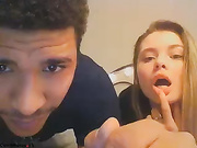 Slim beauty teen blonde suck dick and fucking webcam show