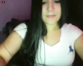 tennhot busty and sweet teen brunette free teasing webcam show
