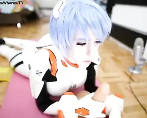 LanaRain - Plug Suit Dildo BJ