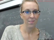 Cassideestarr teacher fingers herself in classroom