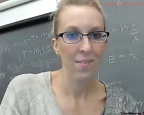 Cassideestarr teacher fingers herself in classroom