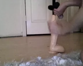 Theekimbella busty asian transsexual play with dildos and handjob private show