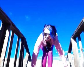 Easygoing1 dirty teen outdoor fingering pussy webcam show