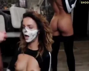 Full Version of Crazy Halloween sex swap party