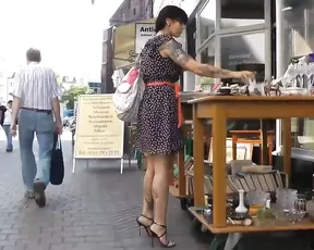 Hot milf in high heels