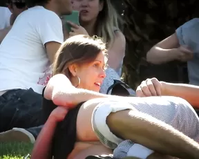 Beautiful Upskirt in The park