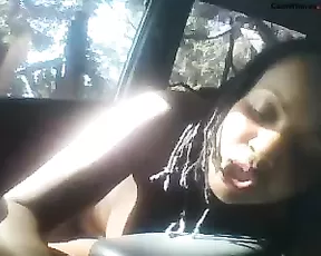 Abclong500 in car orgasm, naked