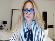 Ariannasecret sexy teen with big natural boobs play with ohmibod webcam show