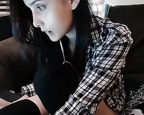 moonlitfox sexy slim teen brunette doggy finger clit webcam show
