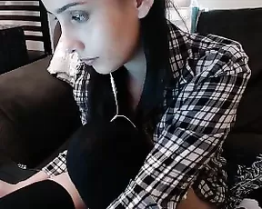 moonlitfox sexy slim teen brunette doggy finger clit webcam show