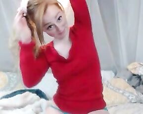 May_Marmalade redhead teen clips to nipples webcam show