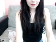 isadora01 sexy slim teen brunette finger little pussy webcam show