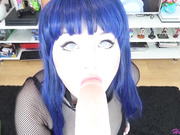 Hidori cosplay new video hinata suck and ride dildo
