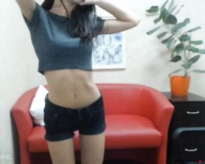 KatrinaMiller slim and sexy teen dancing striptease webcam show