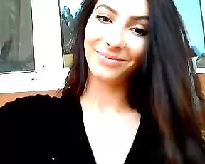 Kinn23 beauty slim teen brunette hot masturbate pussy webcam show