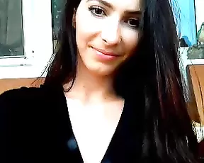 Kinn23 beauty slim teen brunette hot masturbate pussy webcam show
