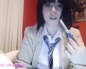 Lana_rain dirty brunette hot masturbate pussy use red dildo webcam show