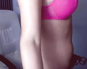 Neviia sweet milf dancing in pink underwear webcam show