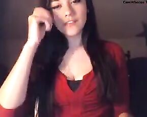 beryl18 sexy teen brunette finger pussy in panties webcam show