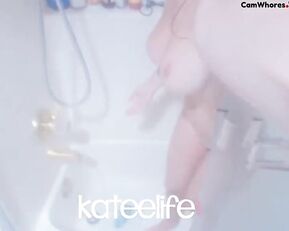 kateelife in the shower