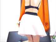 beautiful shy girl give sexy strip dance