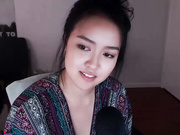 Zilla_X masturbates twice in robe boobs hairy pussy