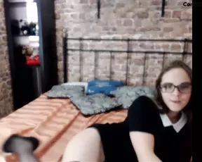 mikashy - sexy teen schoolgirl flashing