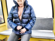 FionaPowers Public Fun In Austrian Gondola