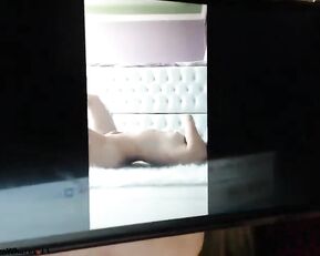 @nik201 shows masturbation vid on her phone