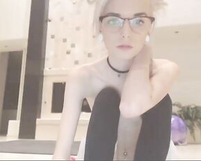 Katsumiee very slim young blonde vibrating clit webcam show