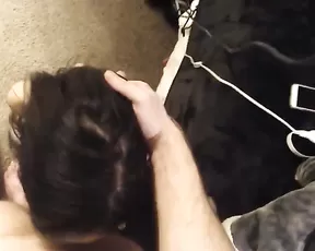 Tatiasian tattoo beauty milf brunette POV blowjob in private premium video