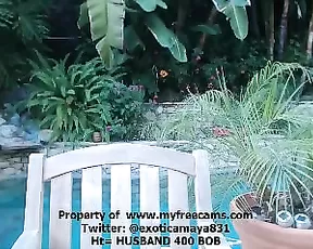 ExoticAmaya latina sexy milf fingering her black pussy webcam show