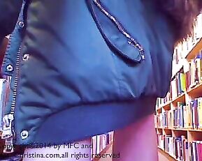 Hot_Christina girl in library free webcam show