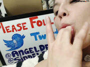 AngelDeLuca fucked with a strap-on