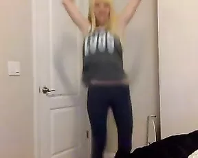AngeliqueSage slim milf blonde dancing show nude tits webcam show