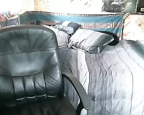 NerdyNikki slim teen in stockings vibrating pussy on chair webcam show