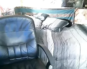NerdyNikki slim teen in stockings vibrating pussy on chair webcam show